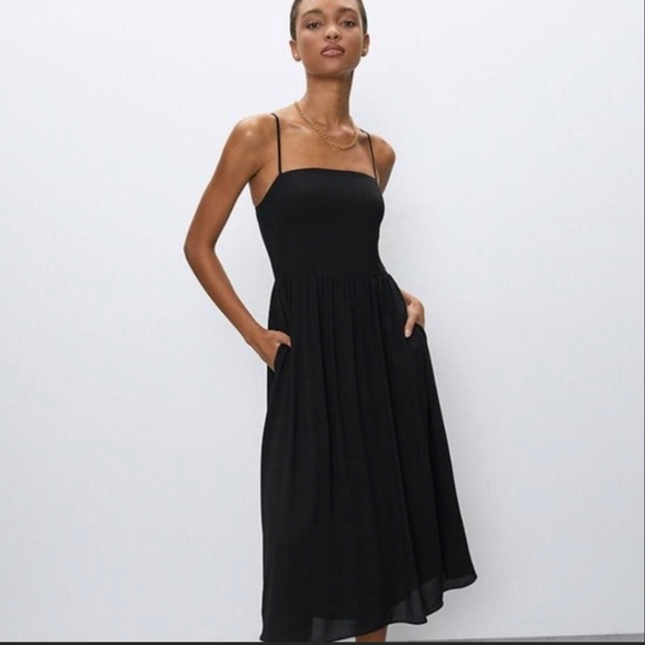 BABATON Noel Dress Denude Midi Wedding Coastal Contemporary Size 00 NWT Aritzia - Picture 2 of 11